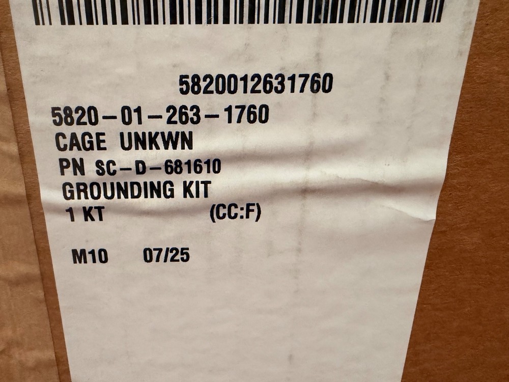 Joint Electronics MK-2551A/U Military Surface Wire Grounding Kit NEW