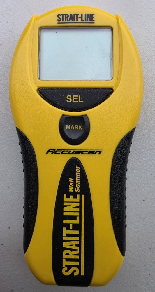 Strait-Line Accuscan Wall Scanner Stud Finder Tested Works