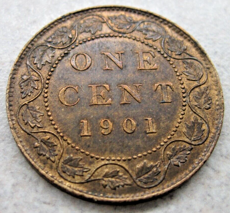 1901 Canada Large Cent Uncirculated RB