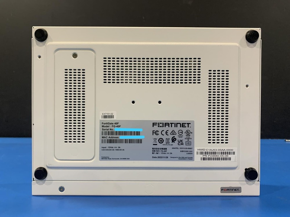 FORTINET FG-40F Network Security Firewall Appliance