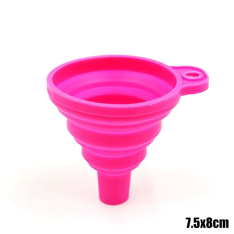 Car Engine Funnel Universal Silicone Liquid Funnel Washer Fluid Change Foldable