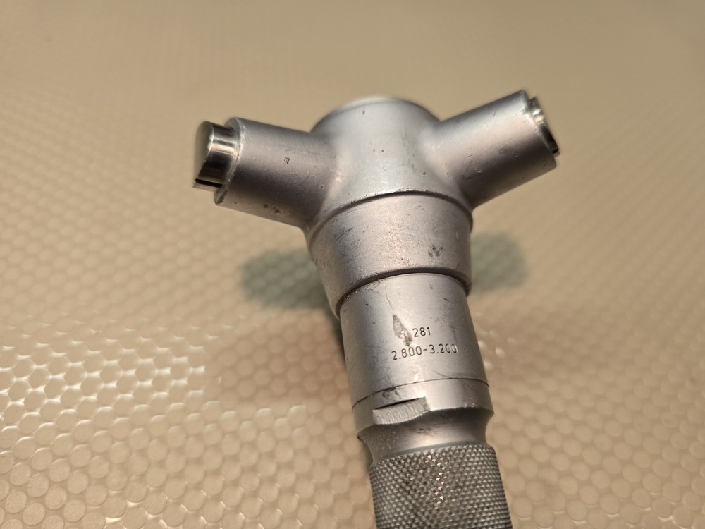 Brown & Sharpe No. 281 Internal Micrometer Range 2.800"- 3.200” Holtest Lathe
