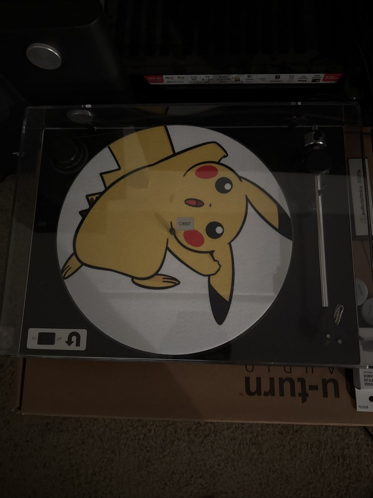 Pokémon x U- Turn Orbit Audio Turntable Record Player