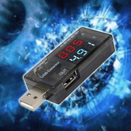 Black USB Power Meter,USB Current Meter,3-9V 0-5A Voltage Tester