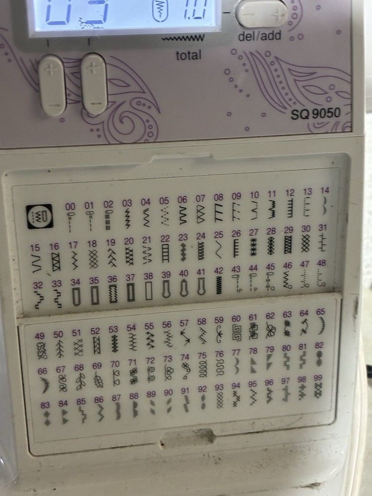 Brother White Computerized Project Runway Sewing Machine LCD Display With Manual