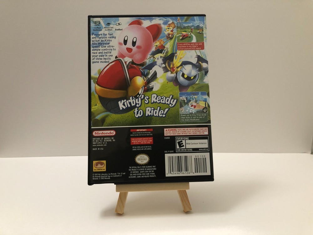 Replacement GameCube Case for Kirby Air Ride