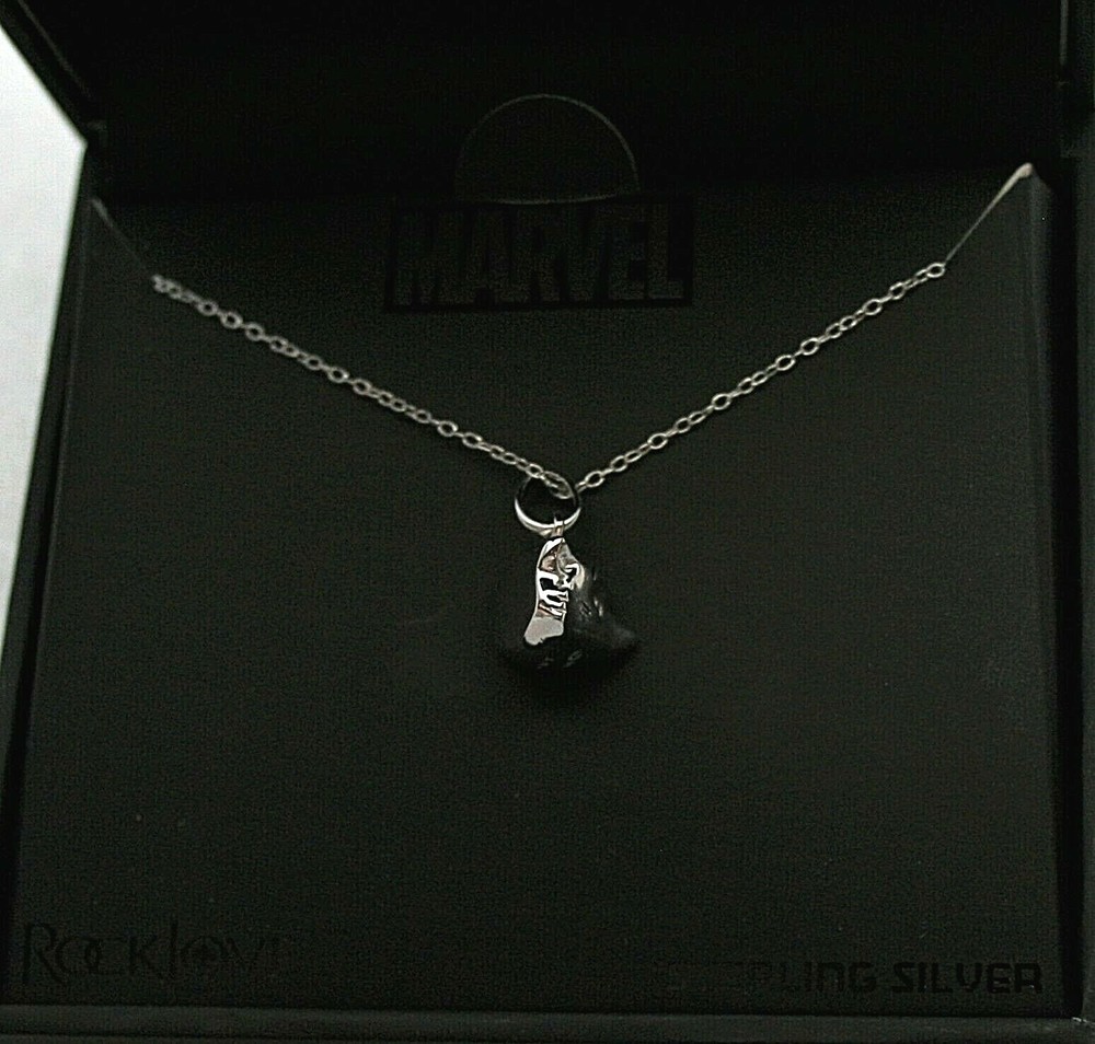 Marvel Comics Rocket Racoon .925 Silver Necklace Pendant New NOS Box GOTG