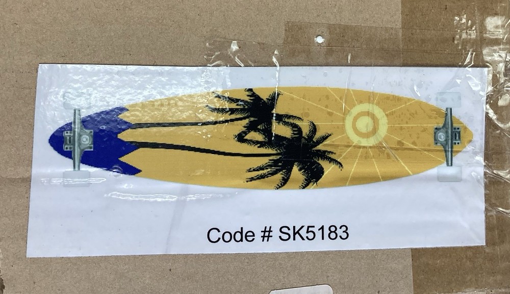 New MBS MountainBoard 39” Wonky Longboard Deck 81133