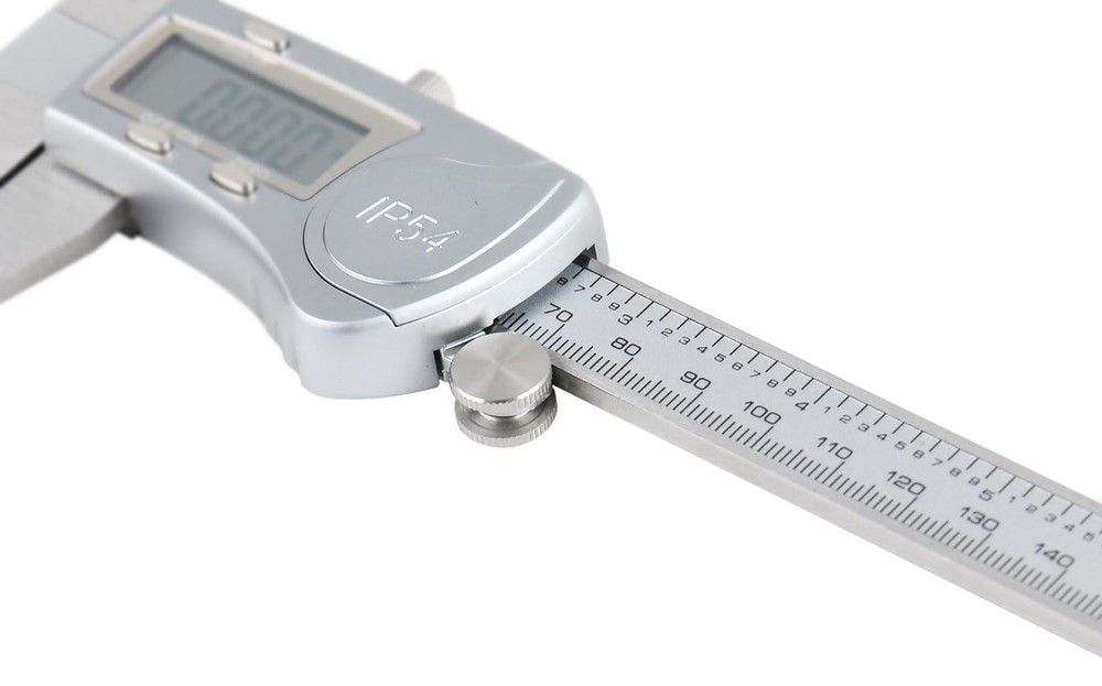 Accusize Industrial Tools Digital Caliper, 0-8''/0-200 mm Range by 0-8"