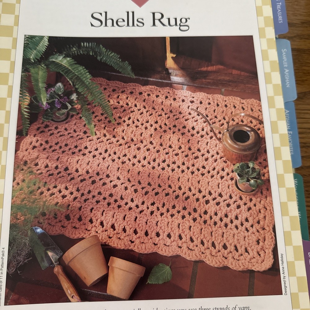 CROCHET ~ “Rugs and Pillows” ~ 10 PATTERNS ONLY~