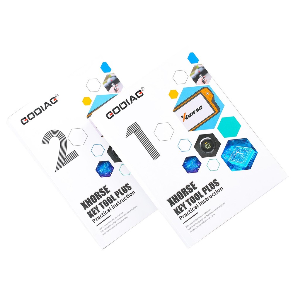 GODIAG Key Tool Plus Practical Instruction 1&2 Two Books for Vehicle Engineer