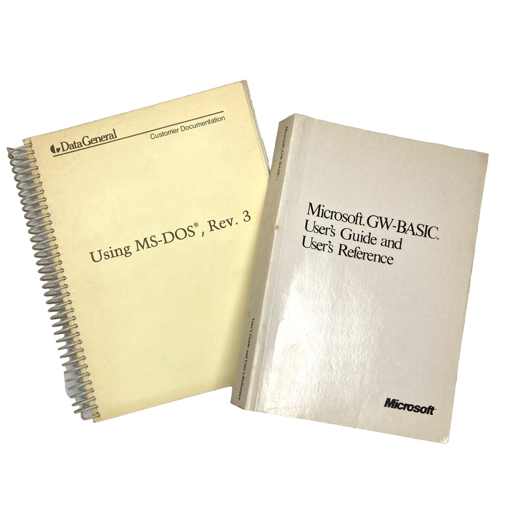 Microsoft GW-Basic User's Guide *PLUS* Using MS-DOS (Rev 3)