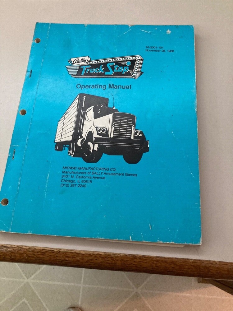 Truck Stop Pinball Manual