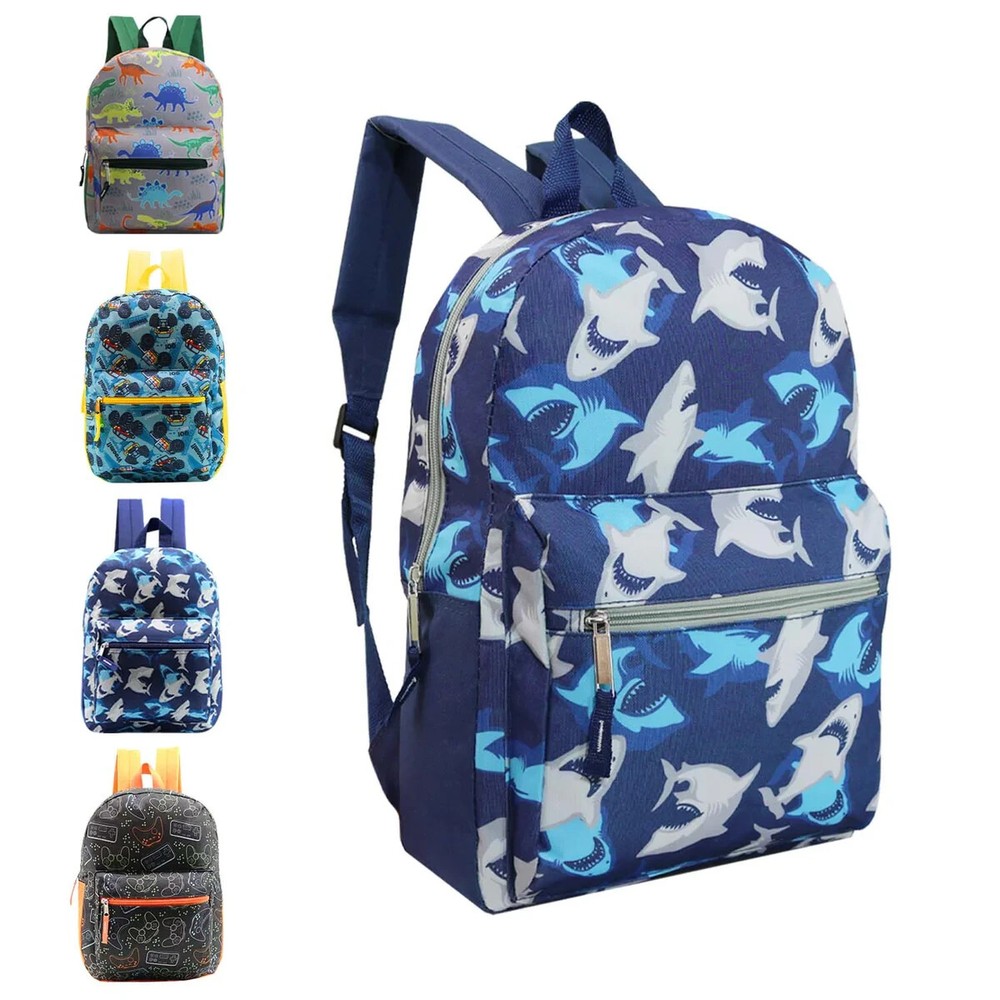 24-pack   15" school backpacks for kids