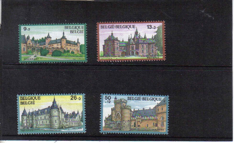 BELGIUM 1987 castles  MNH** 2265/68