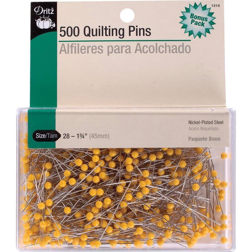 Dritz Quilting Pins 500/Pkg-Size 28