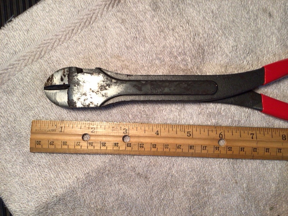 Mac Tools P301807 Long Reach Diagonal Cutters Pliers Surface Rust, Works