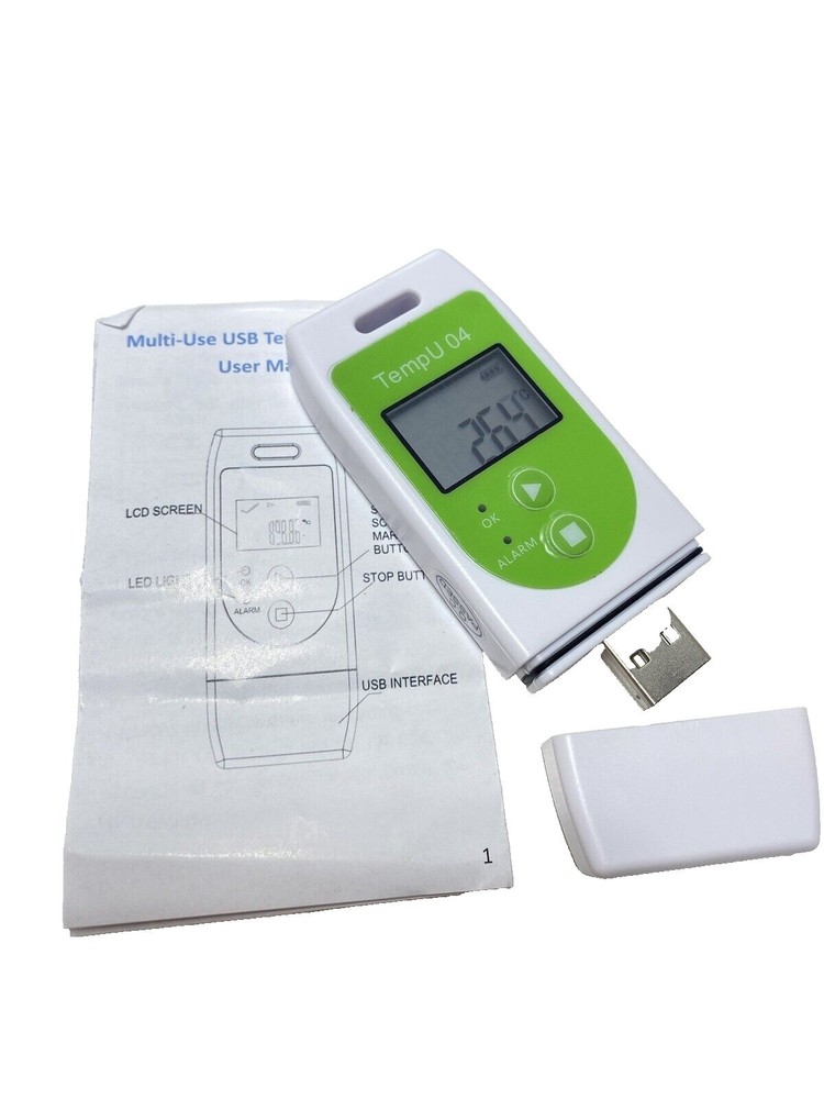 TempU Multi-Use USB Temp Data Logger Thermometric Digital Temperature Recorder