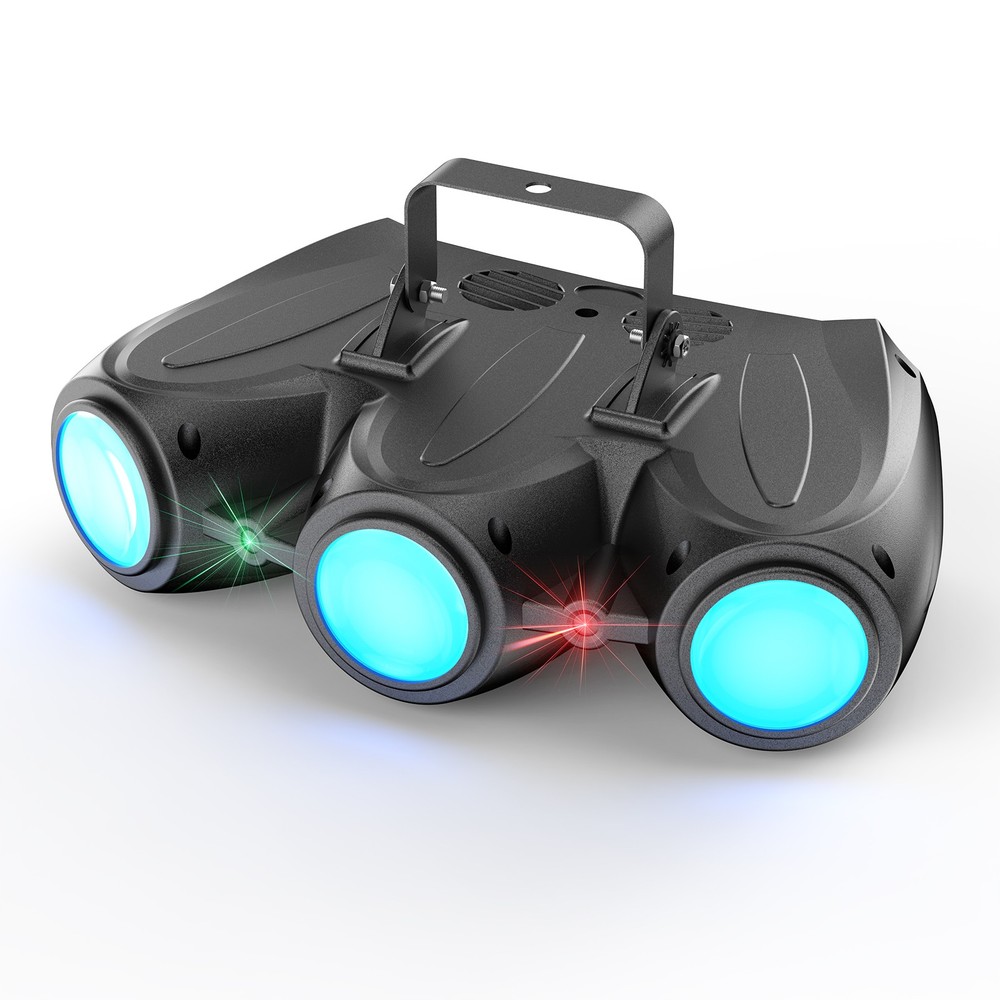 192LED RGBW Stage Light Multi-Pattern Disco Laser Lighting DMX Party DJ 30W