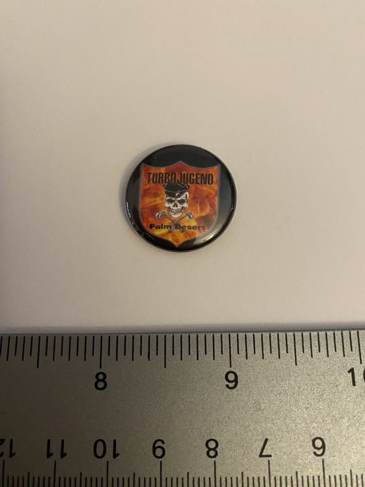 Turbojugend Palm Desert Pin Back Button P156
