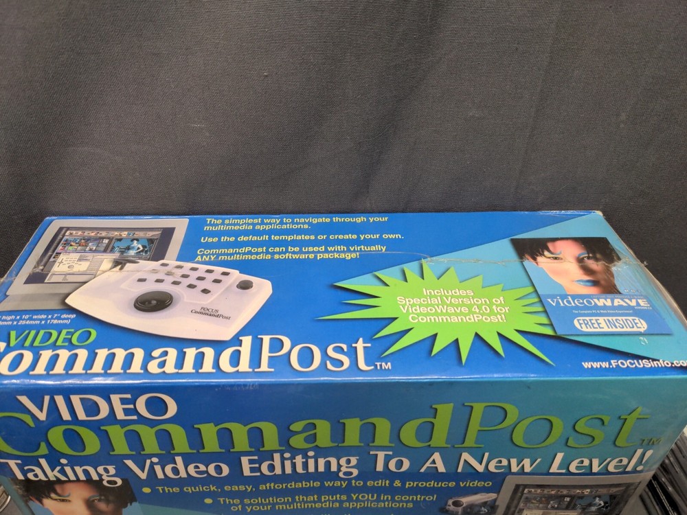 Videonics Focus Command Post CP1 CP-1 Media Controller NOS