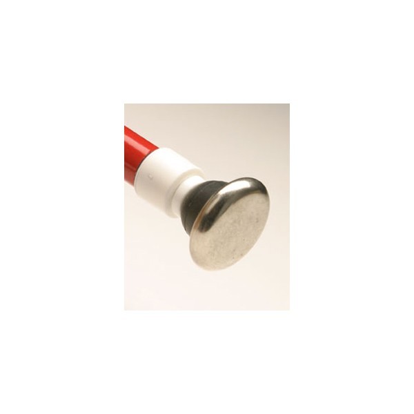 Cane Tips For The Blind - Ambutech Metal Glide Hook Style Tip