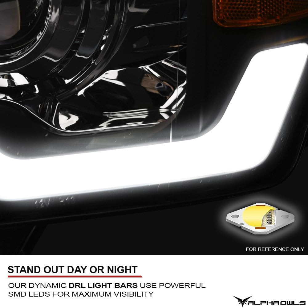 Switchback Sequential LED Projector Headlights|Compatible with 2007-2009 Toyota
