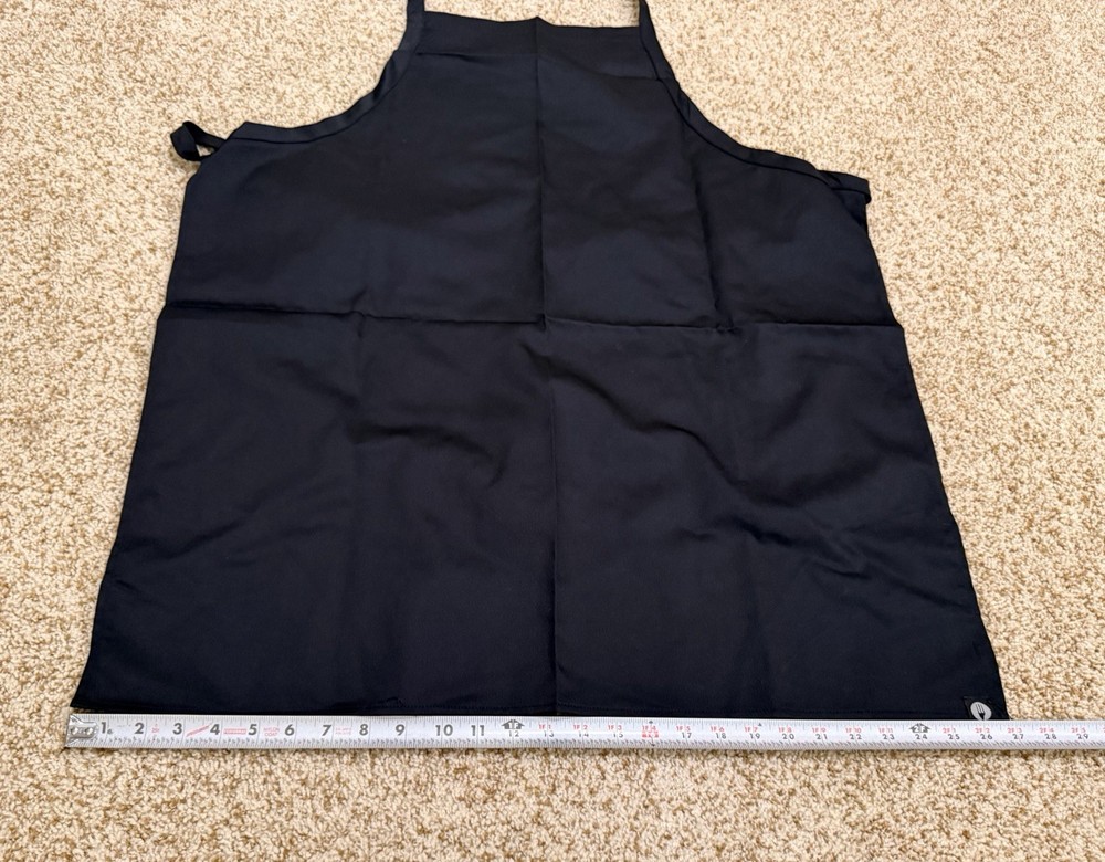 Chef Works Basic Black Bin Apron Item# APKBL
