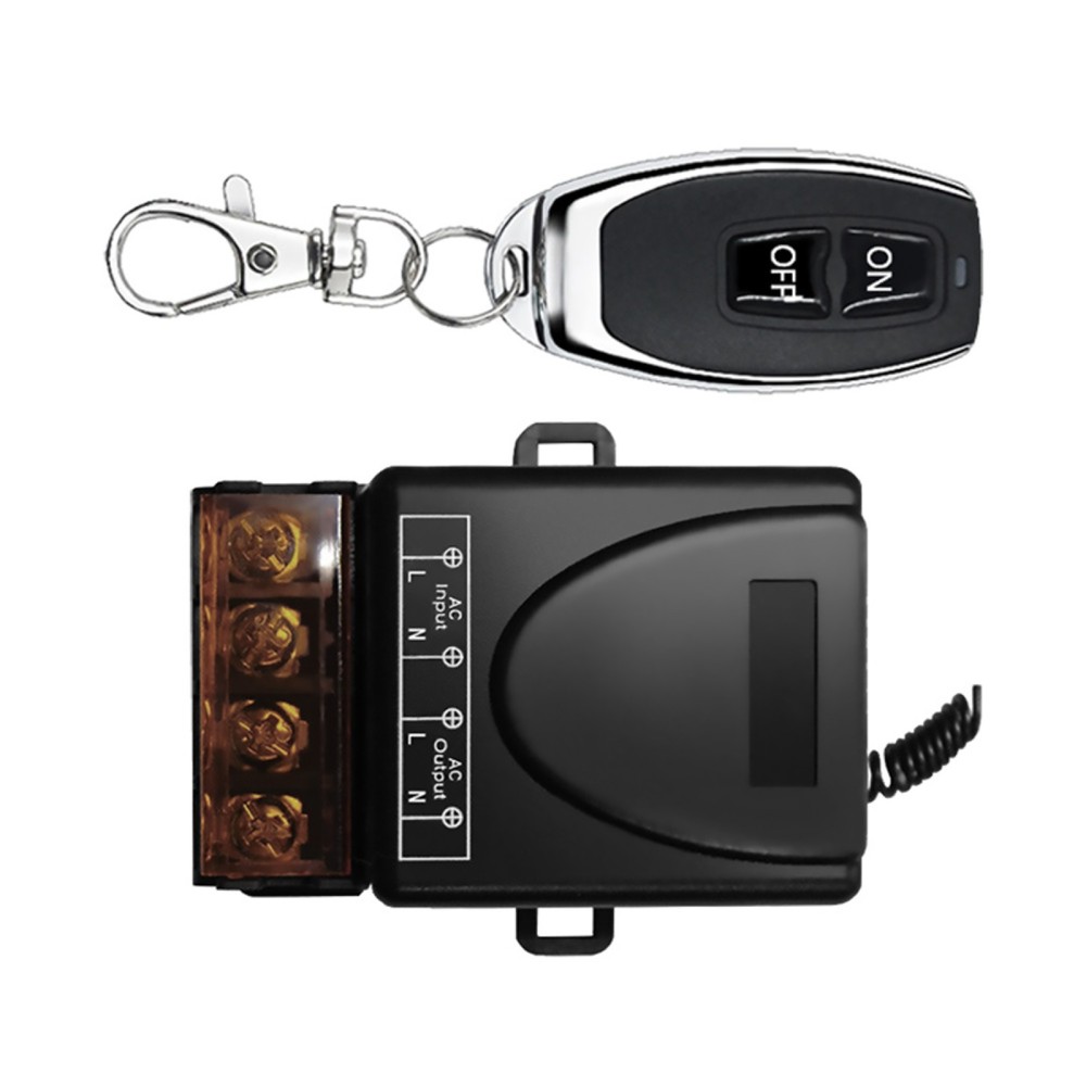 433 Mhz Wireless RF Remote Control Switch Transmitter Receiver With AC 90-220V