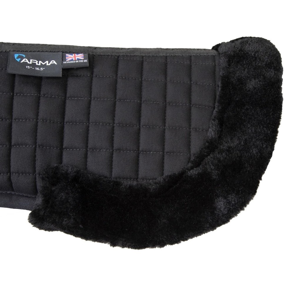 Shires ARMA Acrilan Lined Saddle Pad (White, Small)