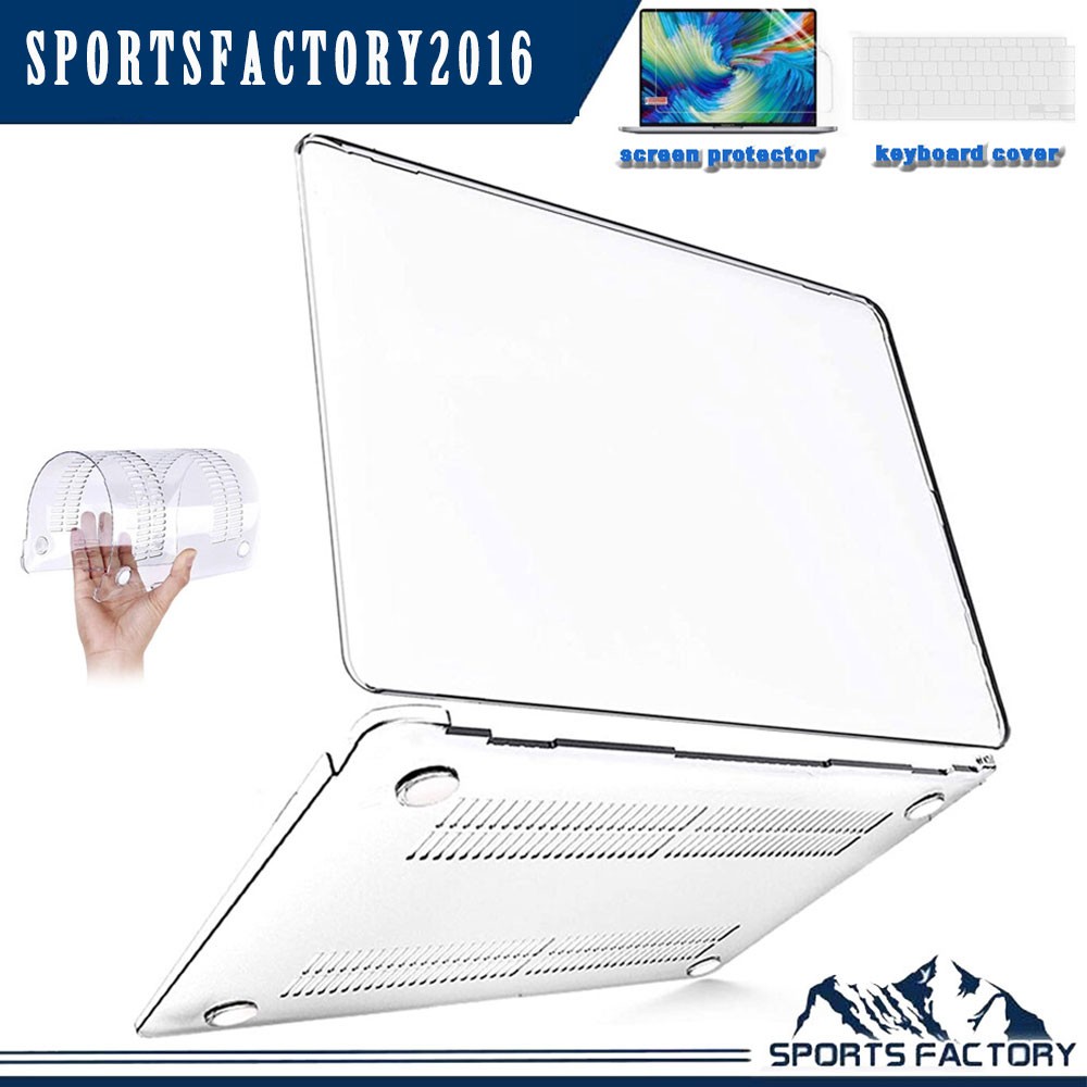 F 2020 MacBook Air 13" M1 A2179 A2337 Clear Case Shell & Keyboard LCD Protector