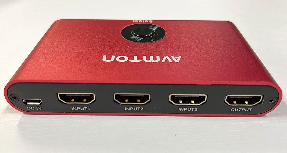 Avmton HDMI 4 Port Switch with Remote Control Selector
