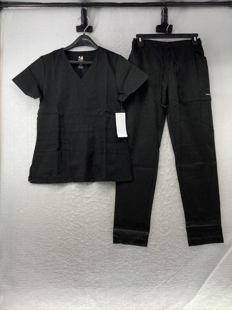 Dagacci Black Scrub Set Women’s Size XS