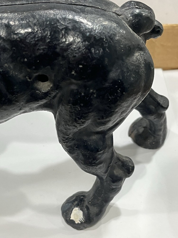 Antique Cast Iron Boxer Door Stop