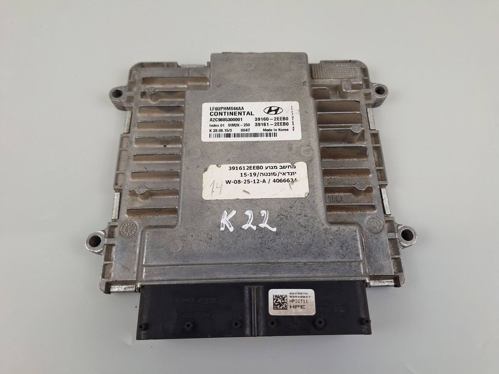 Hyundai Sonata LF 2016 Engine Control Module ECU 391602EEB0