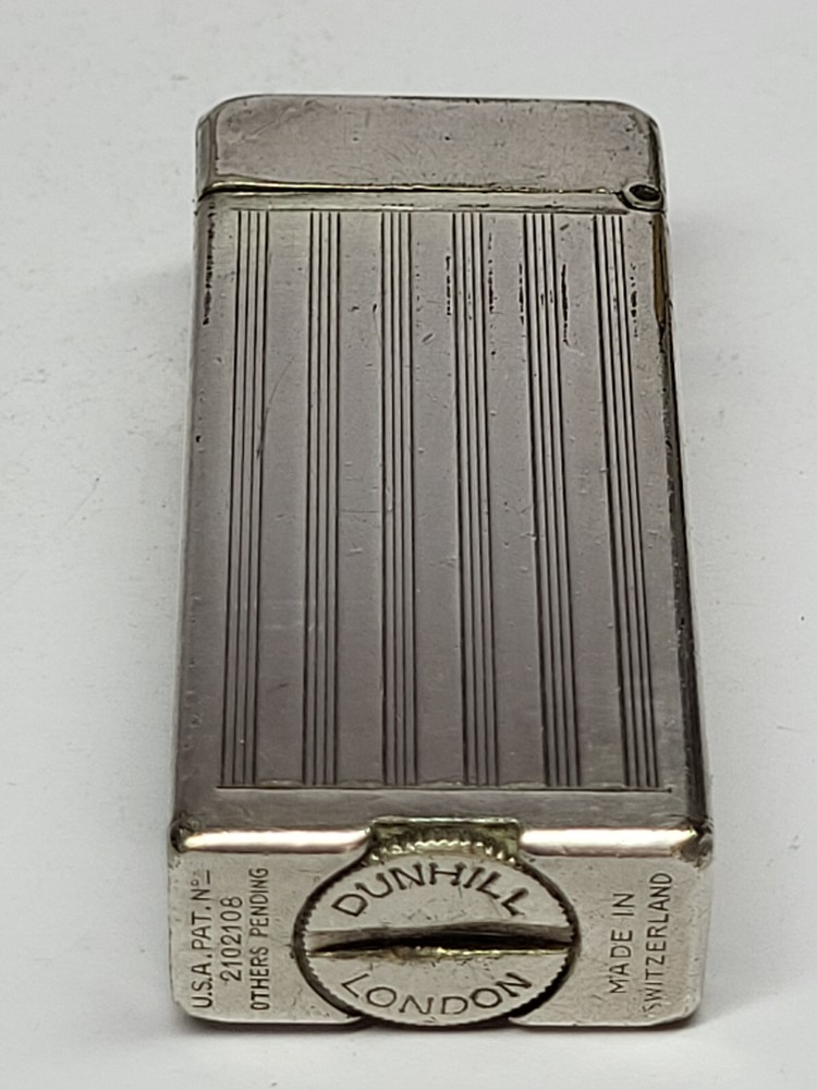 Vintage DUNHILL Silver Plated Mini Petrol Lighter