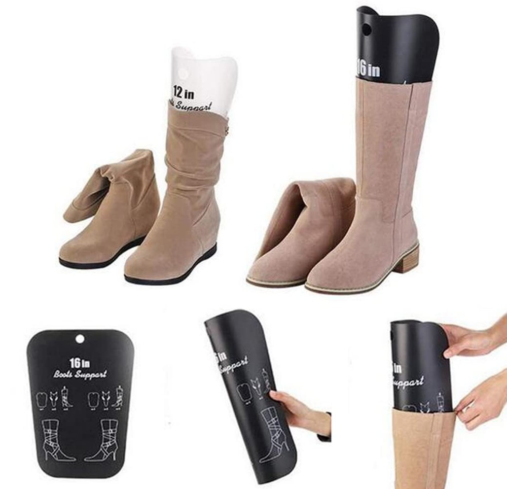 18-Inch Boot Shaper Inserts - Breathable Tall Boot Support, 2 Pairs