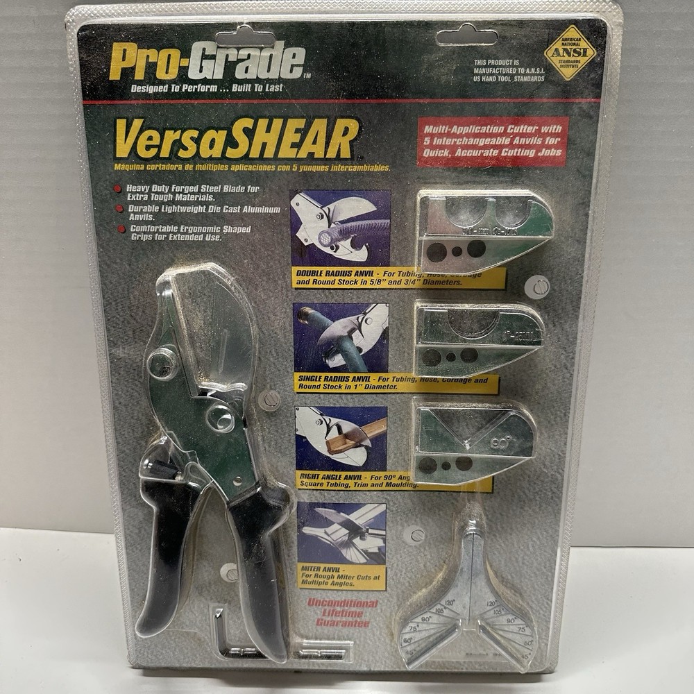 ProGrade Versa Shear 5PC MULTI-FUNCTIONAL Interchangeable Cutter