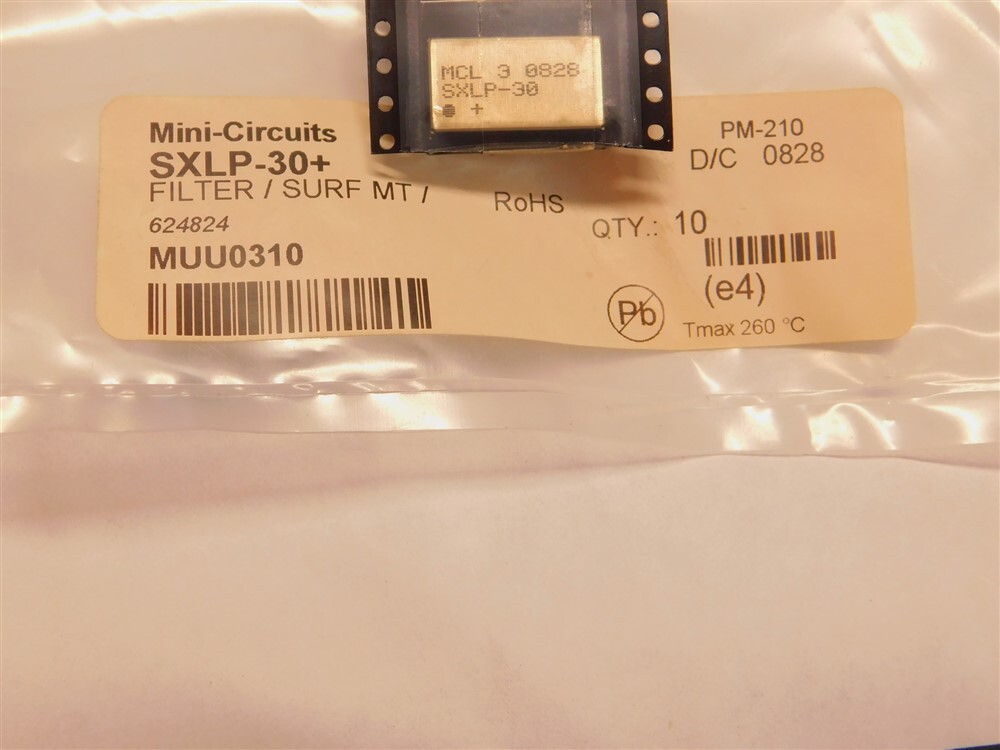 Mini-Circuits SXLP-30+ Surface Mount 50 Ohm DC-30MHz Low Pass Filter