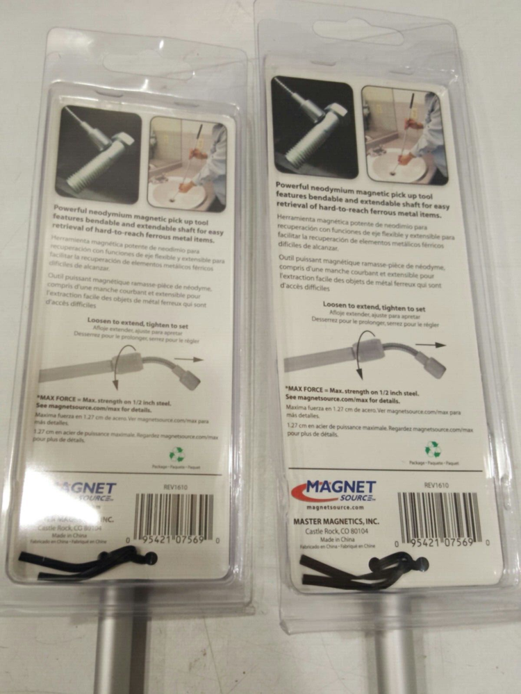 Master Magnetics 07569 Source 36" Bendable Retrieve Magnet + 3Lbs Pull New Set-2