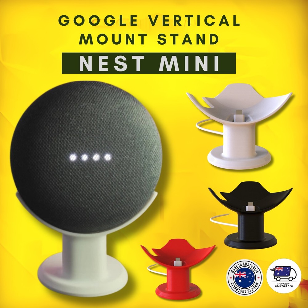 Google Home Nest Mini Vertical Mount - Stand and storage for Google Mini