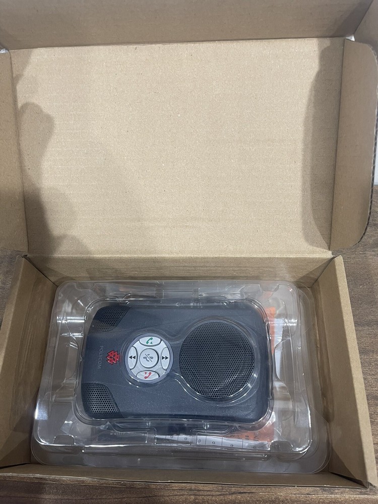 Polycom CX100 Communicator USB Audio Speakerphone | With Carrying Case grey NEW