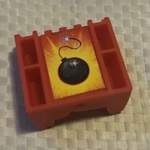 Stratego Replacement Red Bomb Piece Milton Bradley 2002