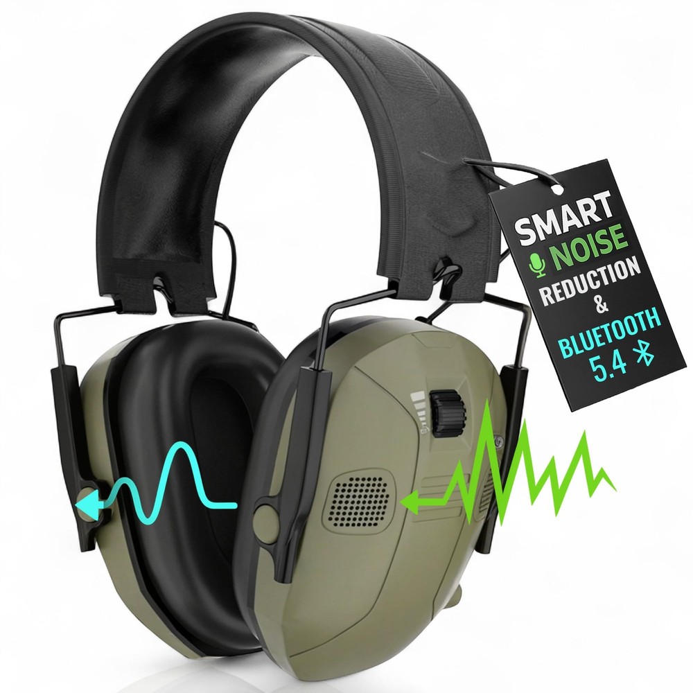 Bluetooth Electronic Shooting Ear Protection - Range, Hunting Accessories, Ta...