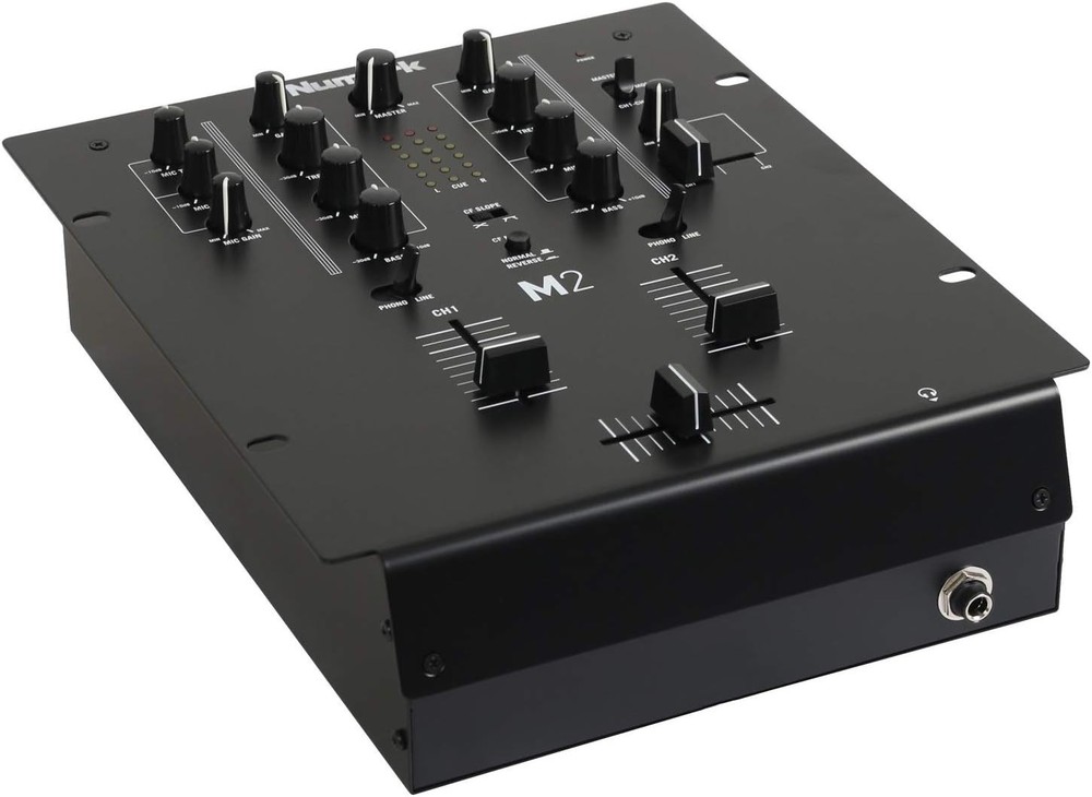 Professional 2-Channel DJ Mixer with Replaceable Crossfader