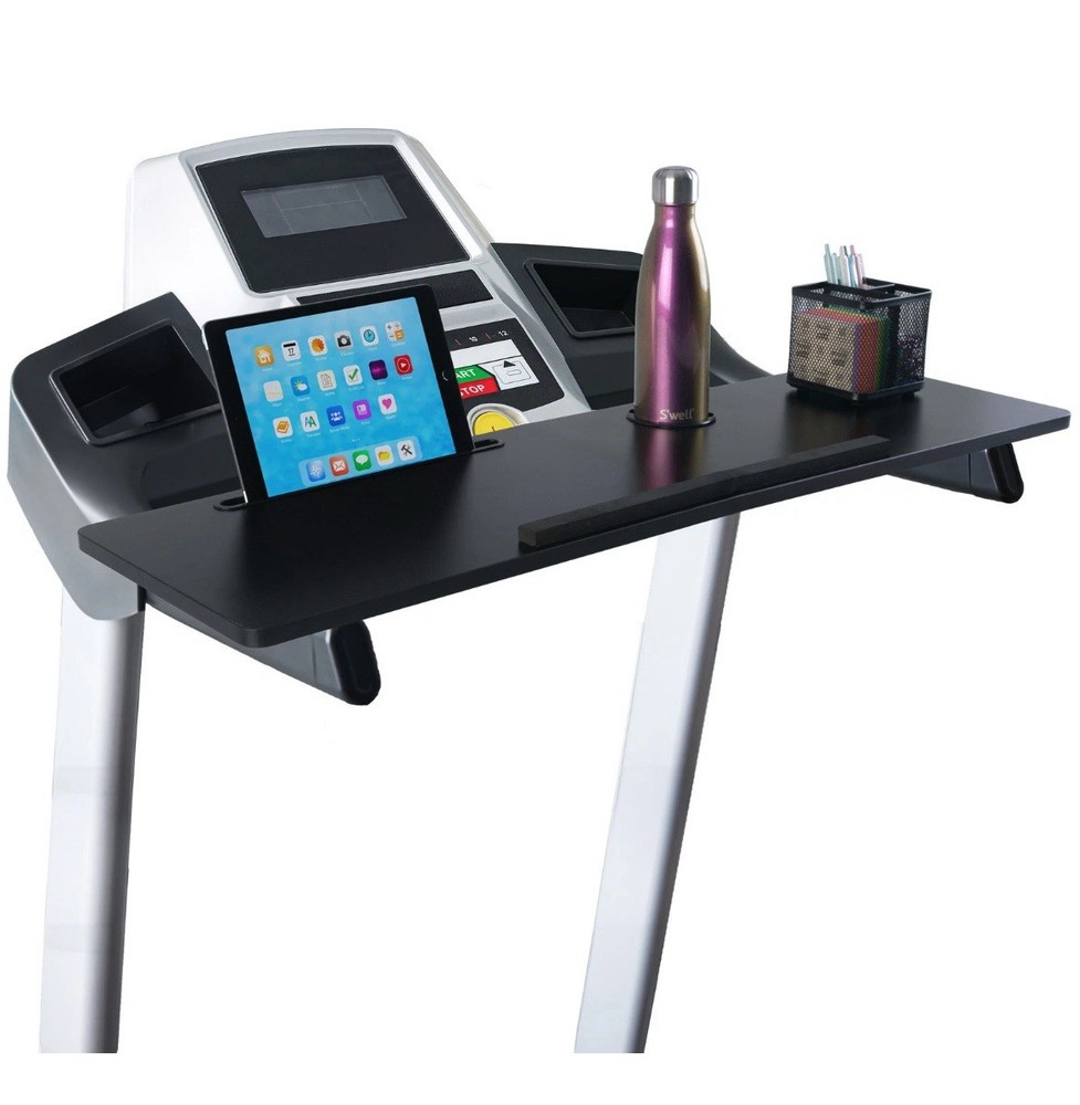 Treadmill Desk Attachment (Folding) Universal  Laptop Workstation Platform Black