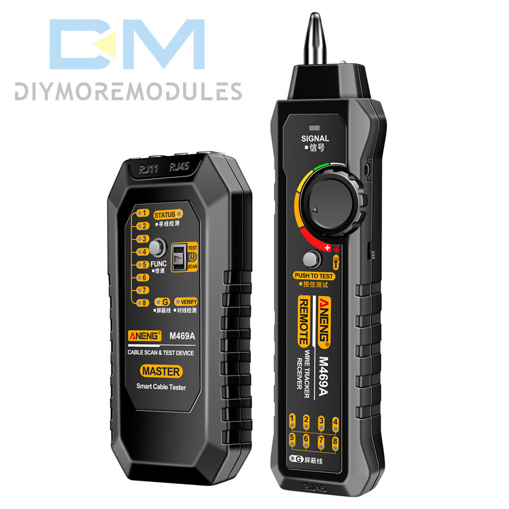 ANENG M469A Multifunctional Network Cable Tracker Networking Analyzer RJ45 /RJ11