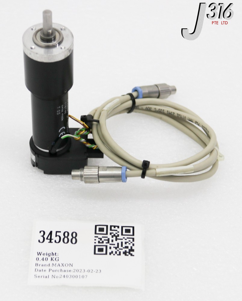34588 MAXON DC MOTOR W/ GEARHEAD 114473 & ENCODER HEDS-5540 118746