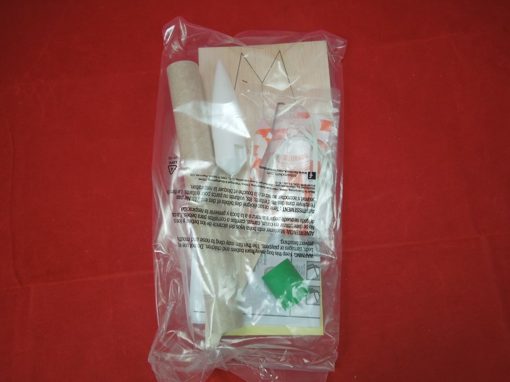 ESTES ALPHA Flying Model Rocket Kit 1225 Single Bulk Pack Kit New Sealed