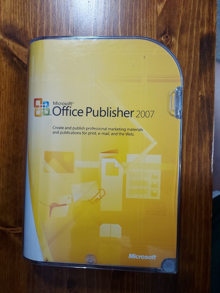 Microsoft Office Publisher 2007 PC CD-ROM Windows XP Vista / Windows Server 2003